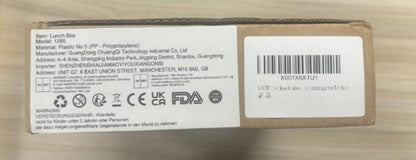 IJIAMY Brotdose Kinder mit Fächern 1300ml Auslaufsicher Bento Box