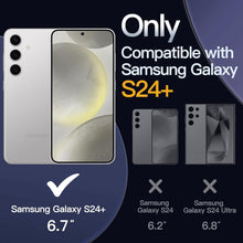 JETech Samsung Galaxy S24+ 5G Hülle + Schutzfolie