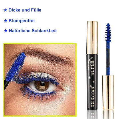 Wimperntusche Blau Wasserfest Wimpern Färben Wischfest