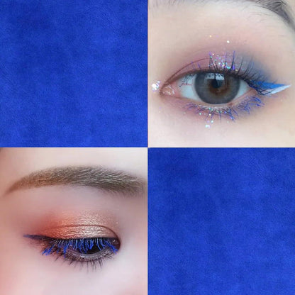 Wimperntusche Blau Wasserfest Wimpern Färben Wischfest