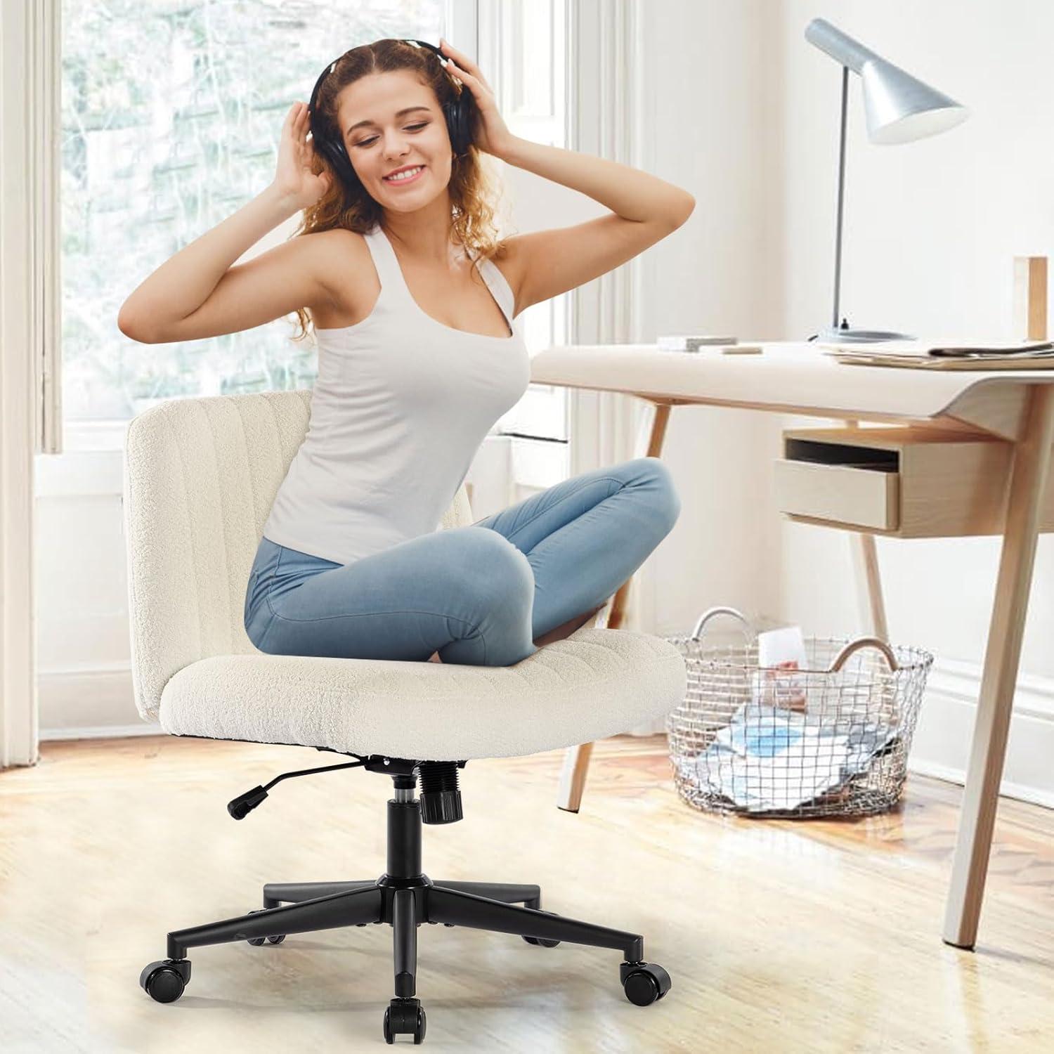 Bürostuhl Höhenverstellbar Schreibtischstuhl Rollen Armless Office