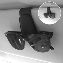 Anwlki Auto Sonnenbrillenhalter Schwarz Leder 2er Pack