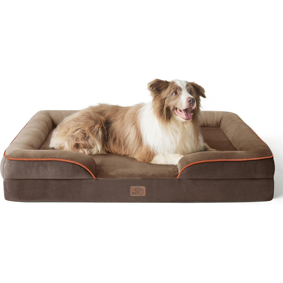 Orthopädisches Hundebett L 97x71 cm, braun