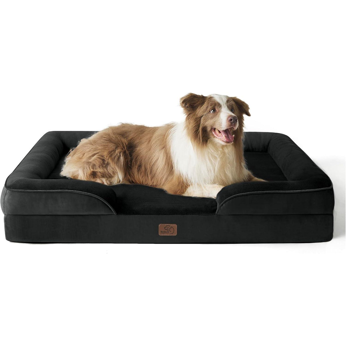 Orthopädisches Hundebett L 97x71cm, schwarz