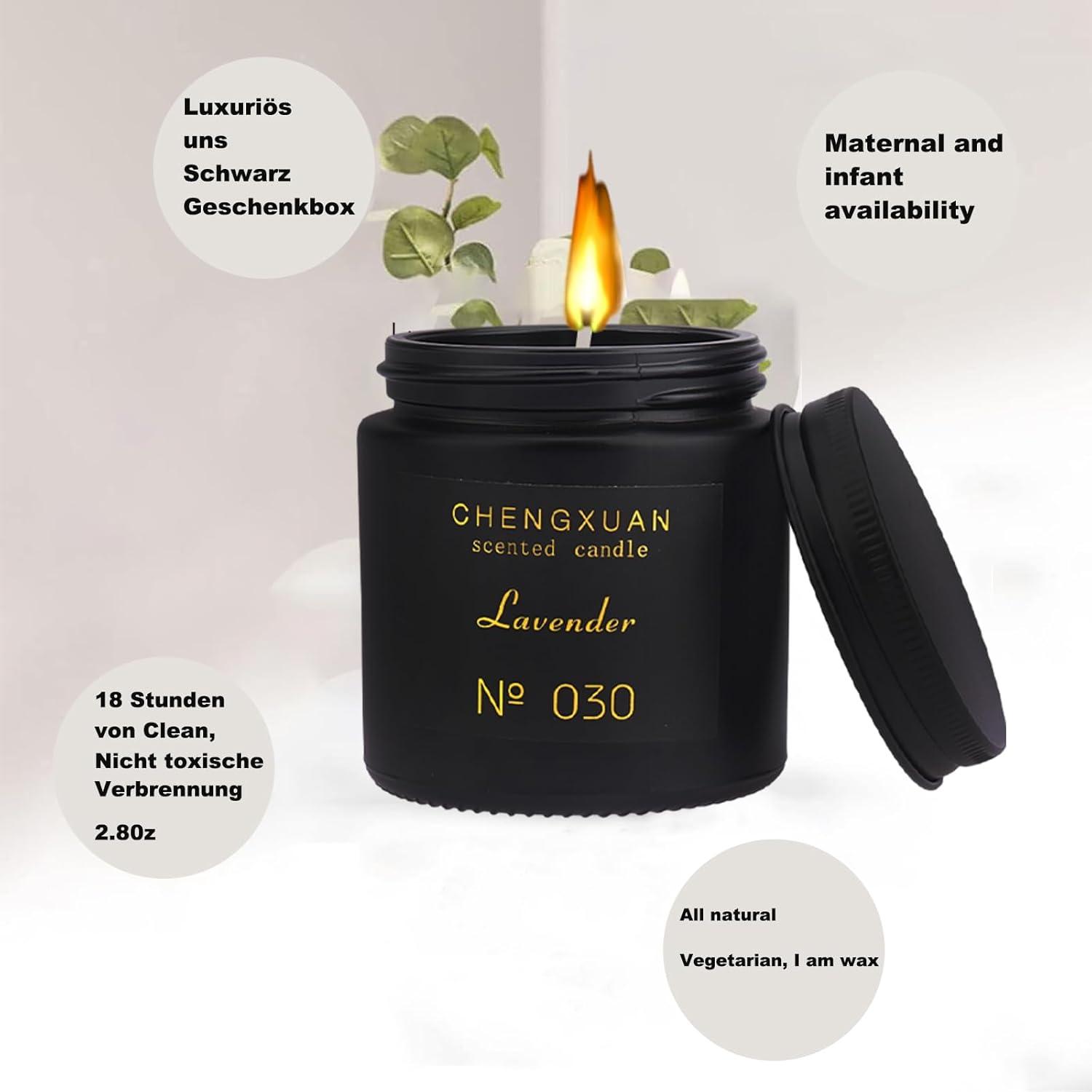 Duftkerzen Lavendel Aromatherapie Geschenk Muttertag Weihnachten