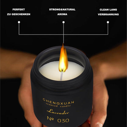 Duftkerzen im Glas Lavendel Aromatherapie Geschenk Muttertag