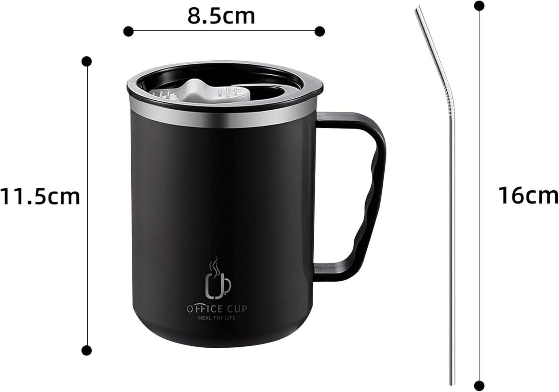 Thermobecher Kaffee To Go 500ml Doppelwandig Isolierbecher Edelstahl