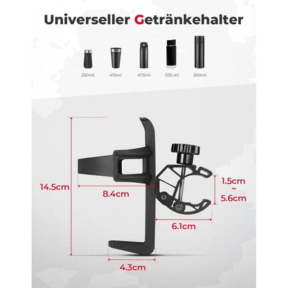 Fahrrad Flaschenhalter Universal Trinkflaschenhalter