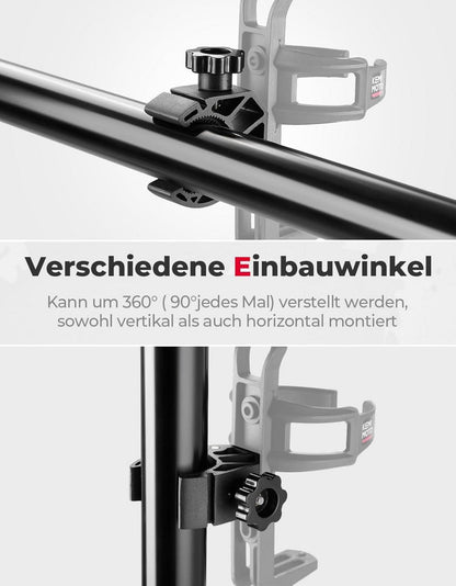 Fahrrad Flaschenhalter Universal Trinkflaschenhalter Metallklemme 1,5-4cm Getränkehalter