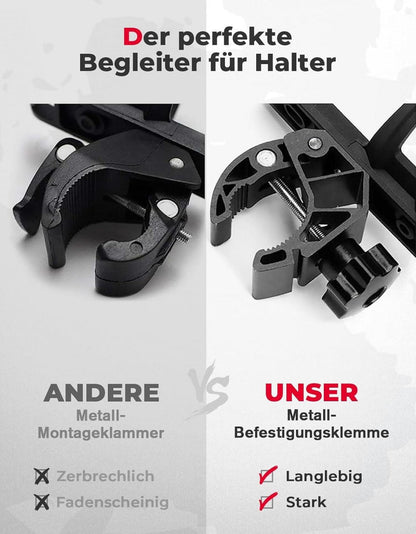 Fahrrad Flaschenhalter Getränkehalter Universal Metallklemme Halterung