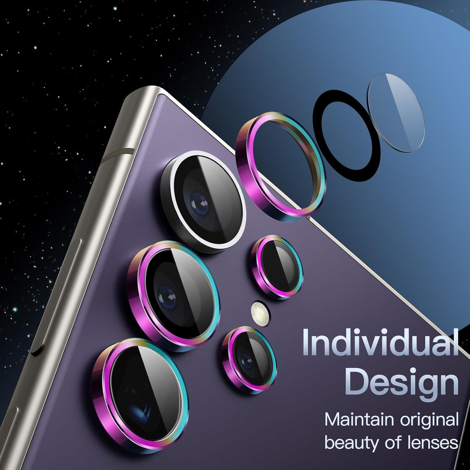Kameraschutz Samsung Galaxy S24 Ultra 9H Gehärtetes Glas 3D-Textur HD