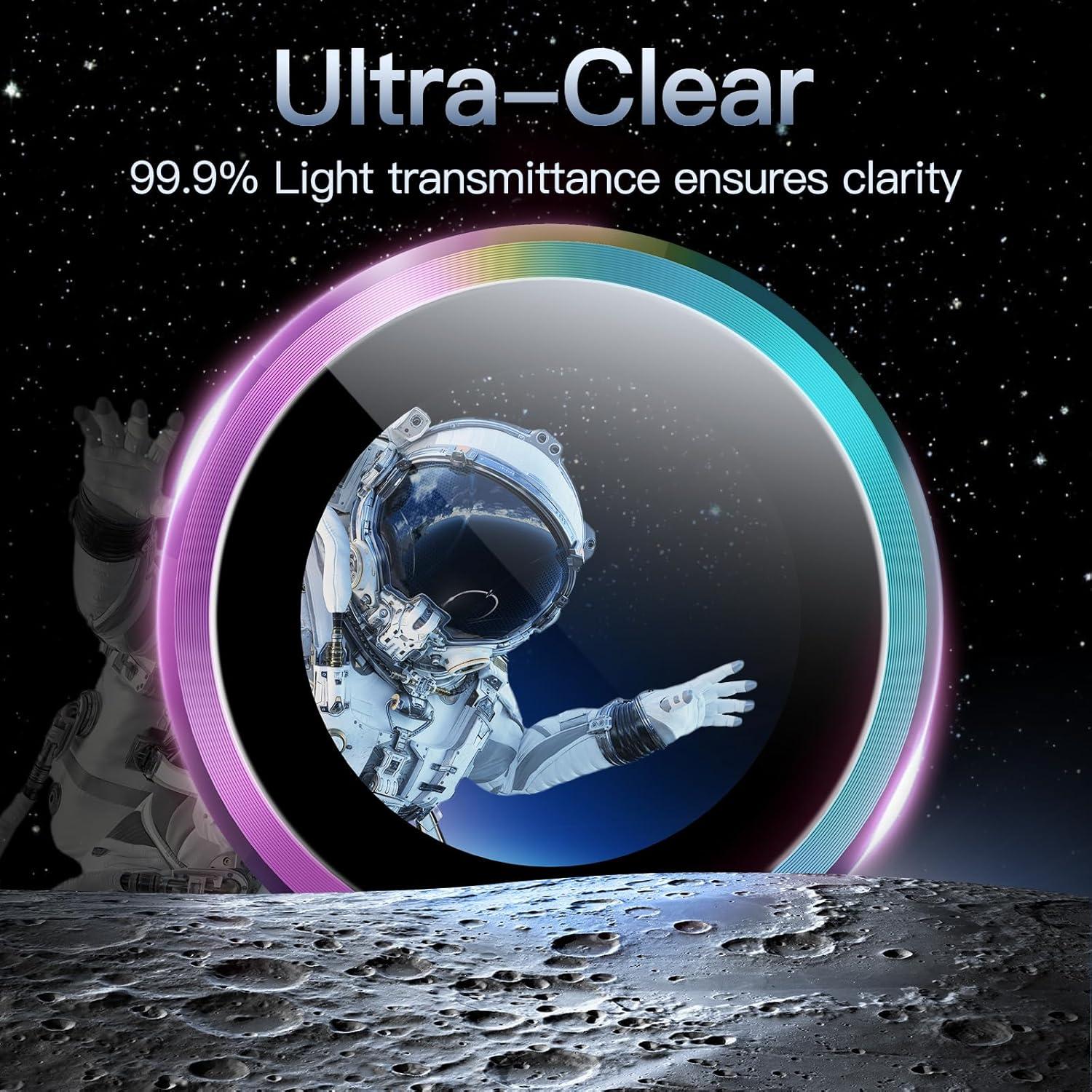 Kameraschutz Samsung Galaxy S24 Ultra 9H Glas Metallring HD Klar