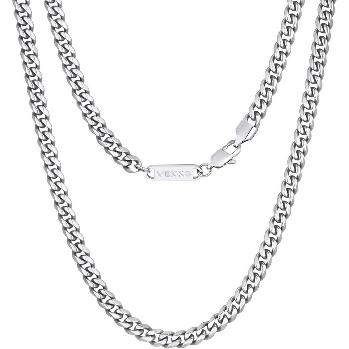 Herren Panzerkette 18K Gold beschichtet, 5mm, 66cm