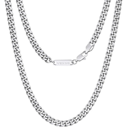 Herren Panzerkette 18K Gold beschichtet, 5mm, 66cm