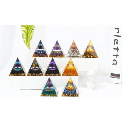 Lapislazuli Pyramide Heilkristall 2.4 Zoll für Meditation & Reiki