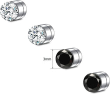 16G Fake Nasenpiercing Magnet Septum Schwarz Chirurgenstahl