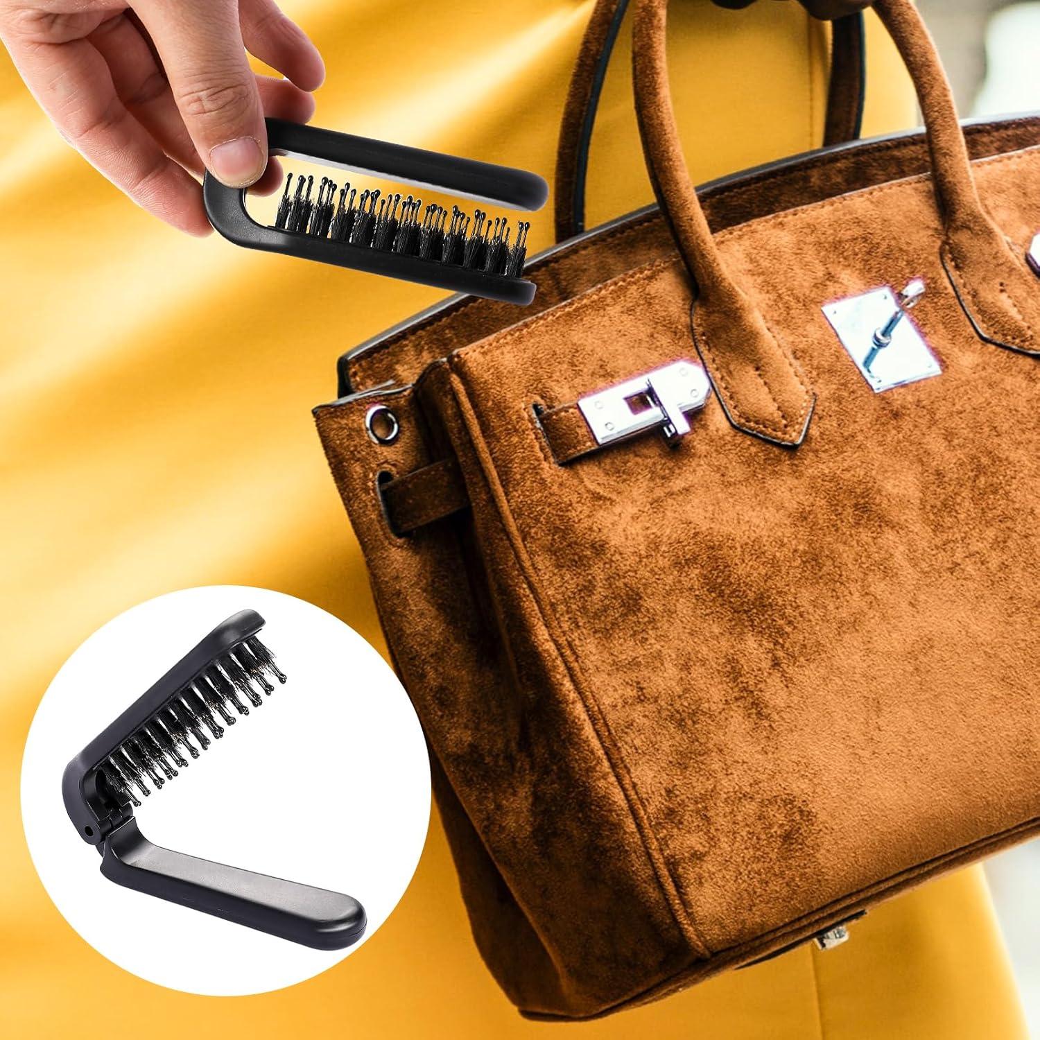 Faltbare Haarbürste 2er Pack tragbar Reise Haarbürste