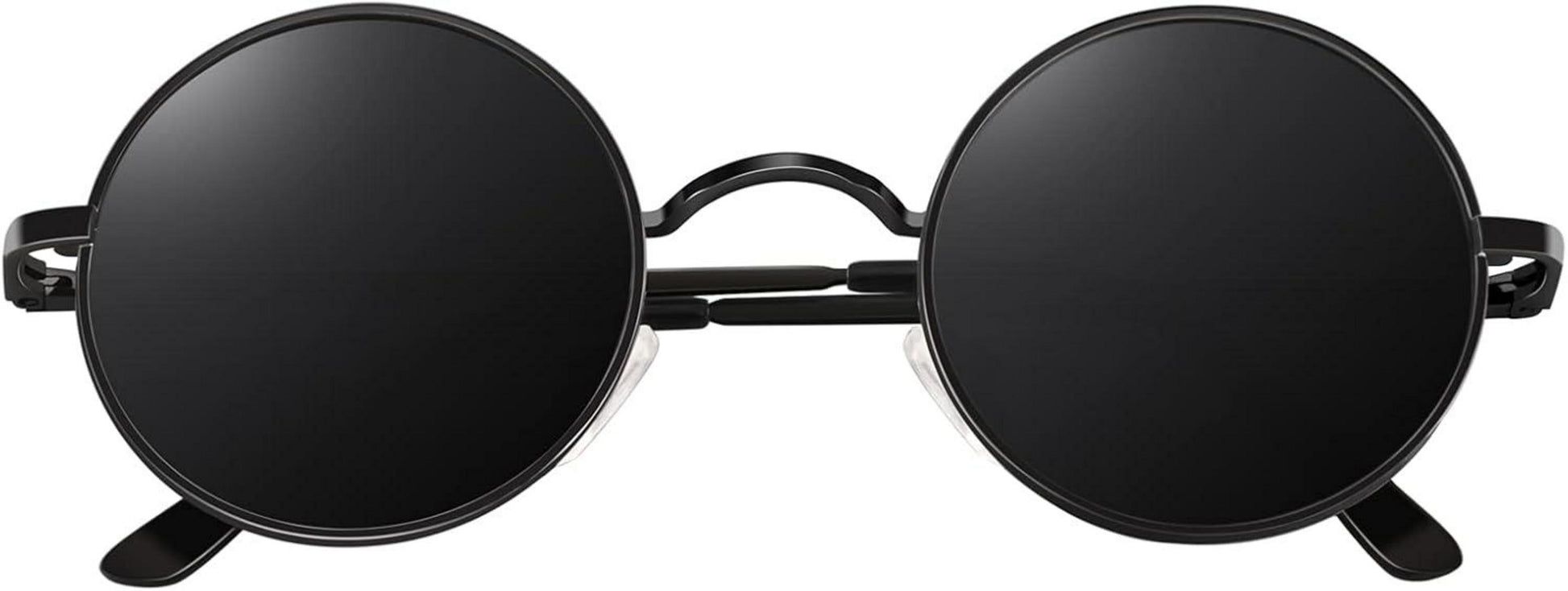 CGID Retro Runde Polarisierte Sonnenbrille UV400 Hippie Metallrahmen