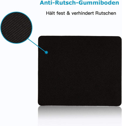 Kleines Blumen Vogel Mousepad 24 x 20 cm Anti-Rutsch Design 3 mm Stärke