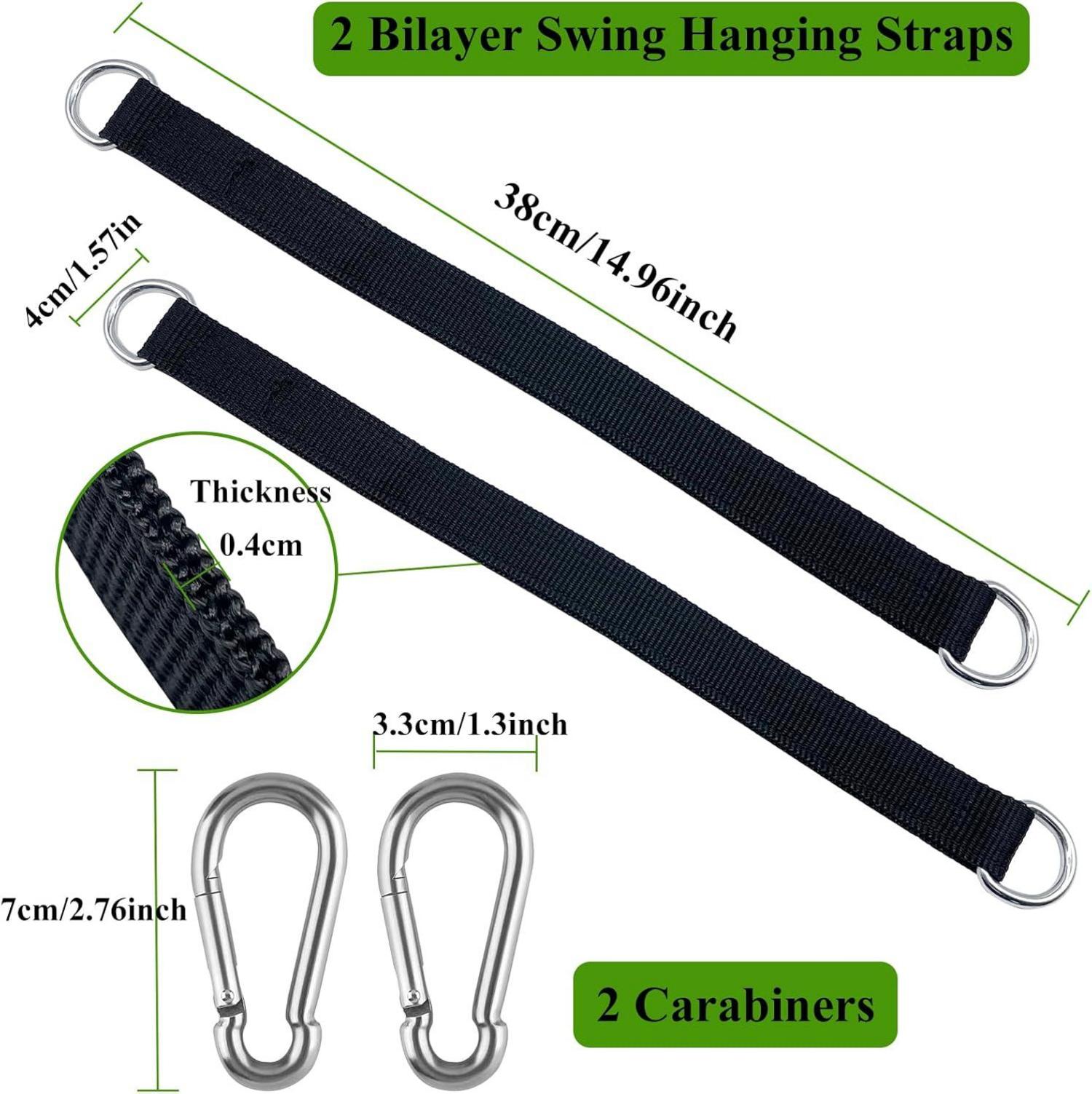 Schaukel Befestigung Hängematten Kit 2x38 cm 2 Stück Nylon