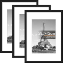 Bilderrahmen Set A3 Schwarz 29,7x42cm 3er Pack