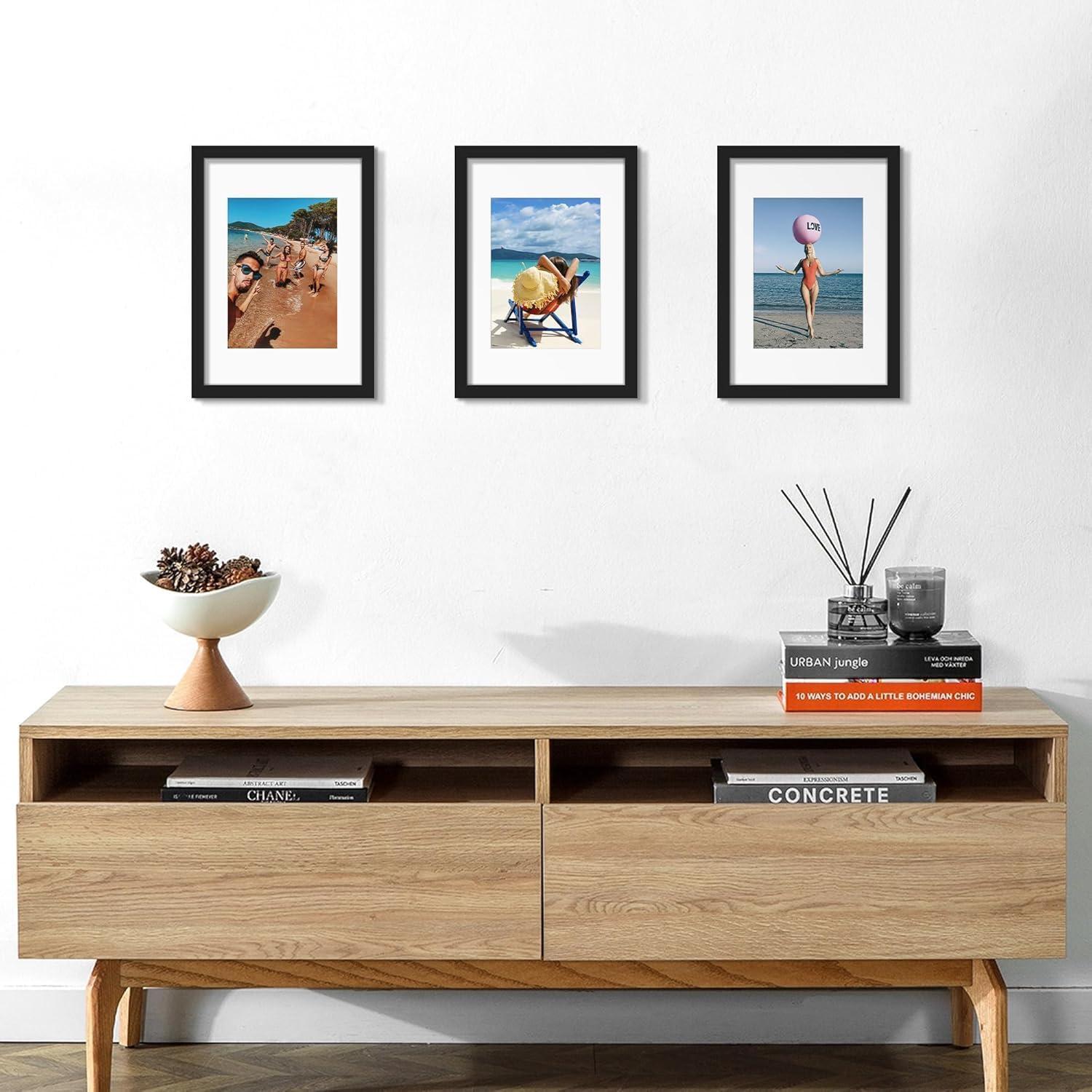 Bilderrahmen A3 Schwarz 3er Pack 29,7x42cm Picture Frame