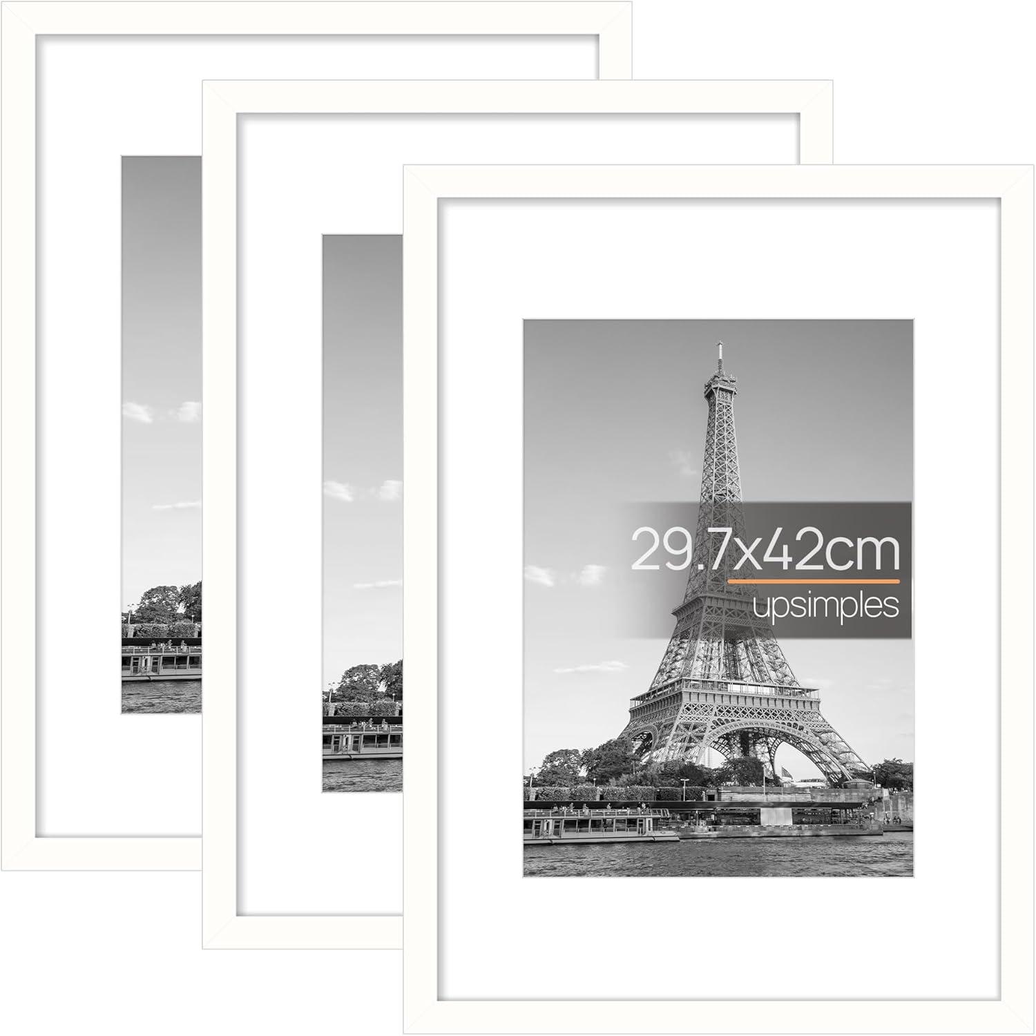 Bilderrahmen Set A3 Weiß Picture Frame 29,7x42 cm 3er Pack