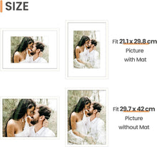 Bilderrahmen Set A3 Weiß Picture Frames 29,7x42 cm
