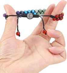 7 Chakra Armband lebensbaum Natürliche Edelstein