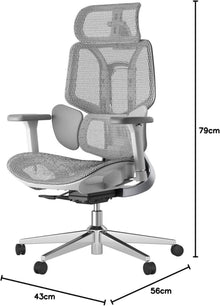 Hbada E3 Air Ergonomischer Bürostuhl 3-Zonen Lendenstütze