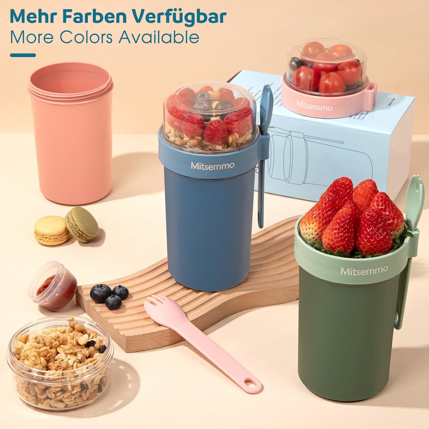 Müslibecher Joghurtbecher Kinder Löffel Cornflakes Müslidose