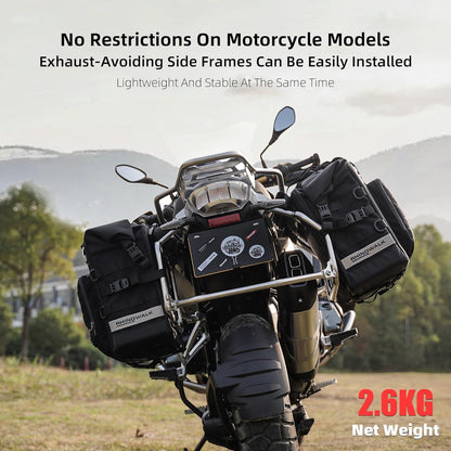Motorradtasche 25L wasserdicht - Universal Motorrad Seitentasche - Hecktasche - Schnellverschluss - Rhinowalk