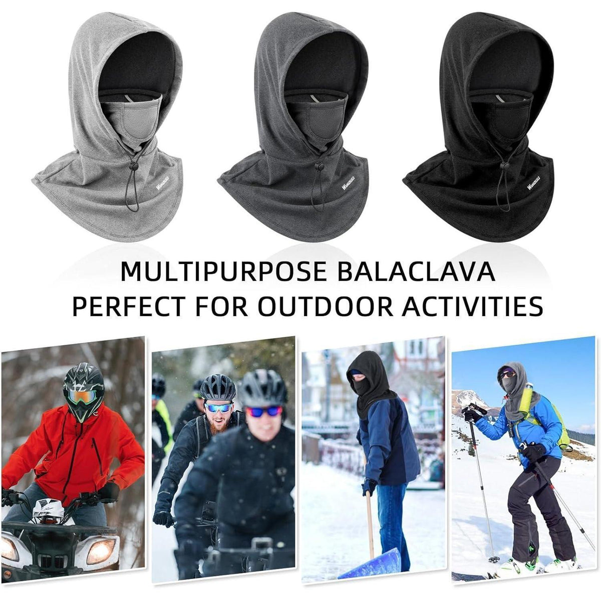 Sturmhaube Winter Herren Damen – Winddicht & Warm für Outdoor
