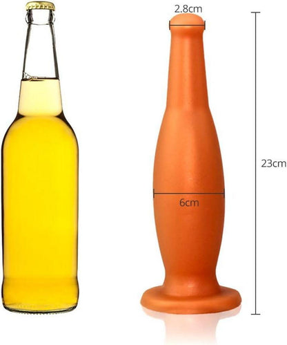 SXOVO Flüssiger Silikon Anal Plug Bierflaschenform P-Punkt