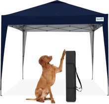 Faltpavillon 3x3m Wasserdicht Stabil Pop-Up UV-Schutz 50+ Blau
