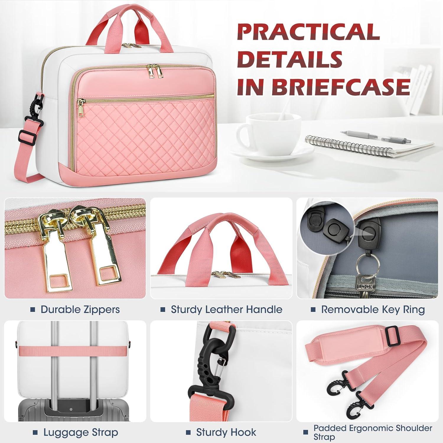 Laptoptasche 17,3 Zoll Damen Business Notebook Aktentasche wasserdicht