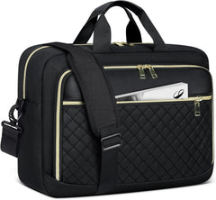 Laptoptasche 17,3 Zoll Damen Aktentasche Business Schwarz