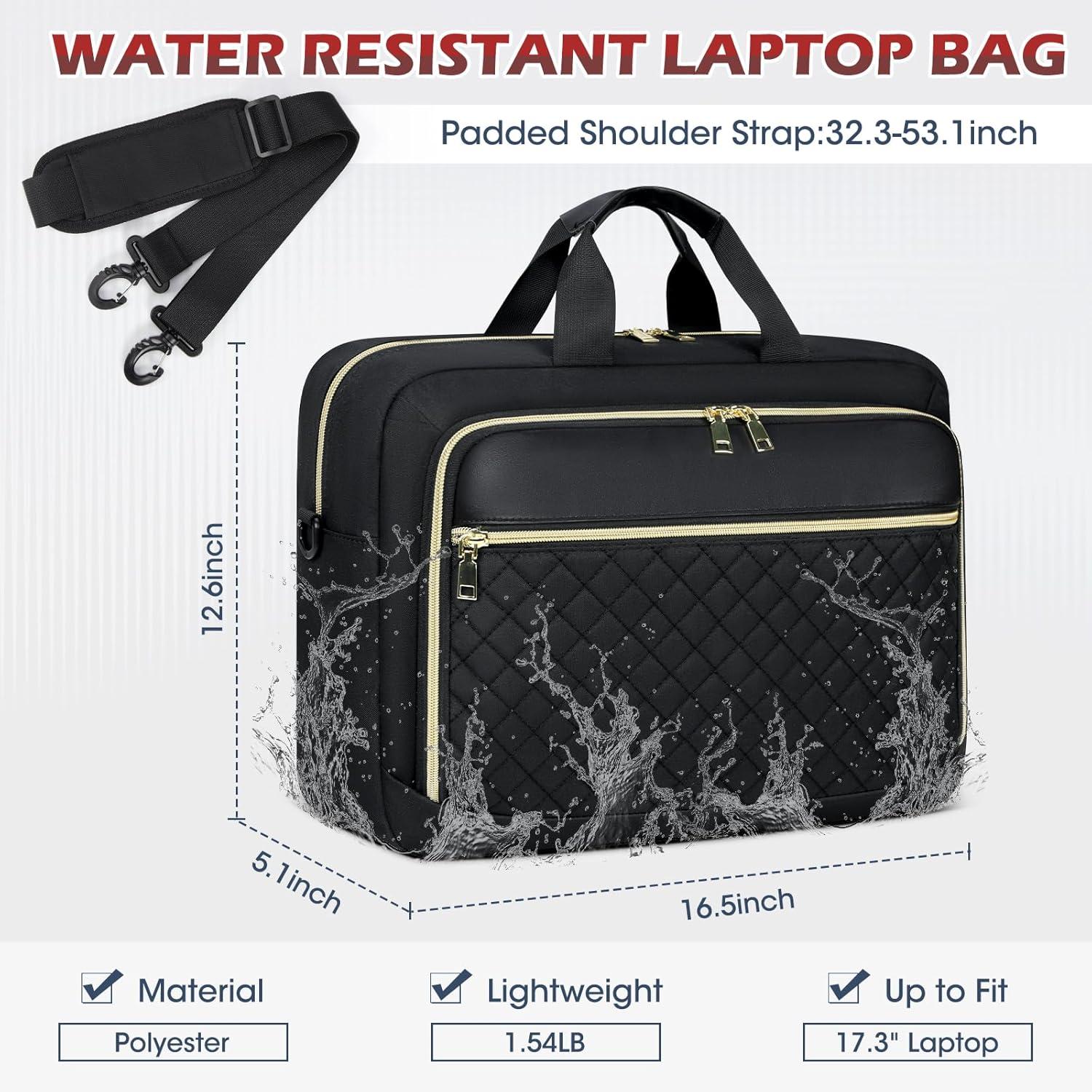Laptoptasche 17,3 Zoll Damen Business Notebook Tasche