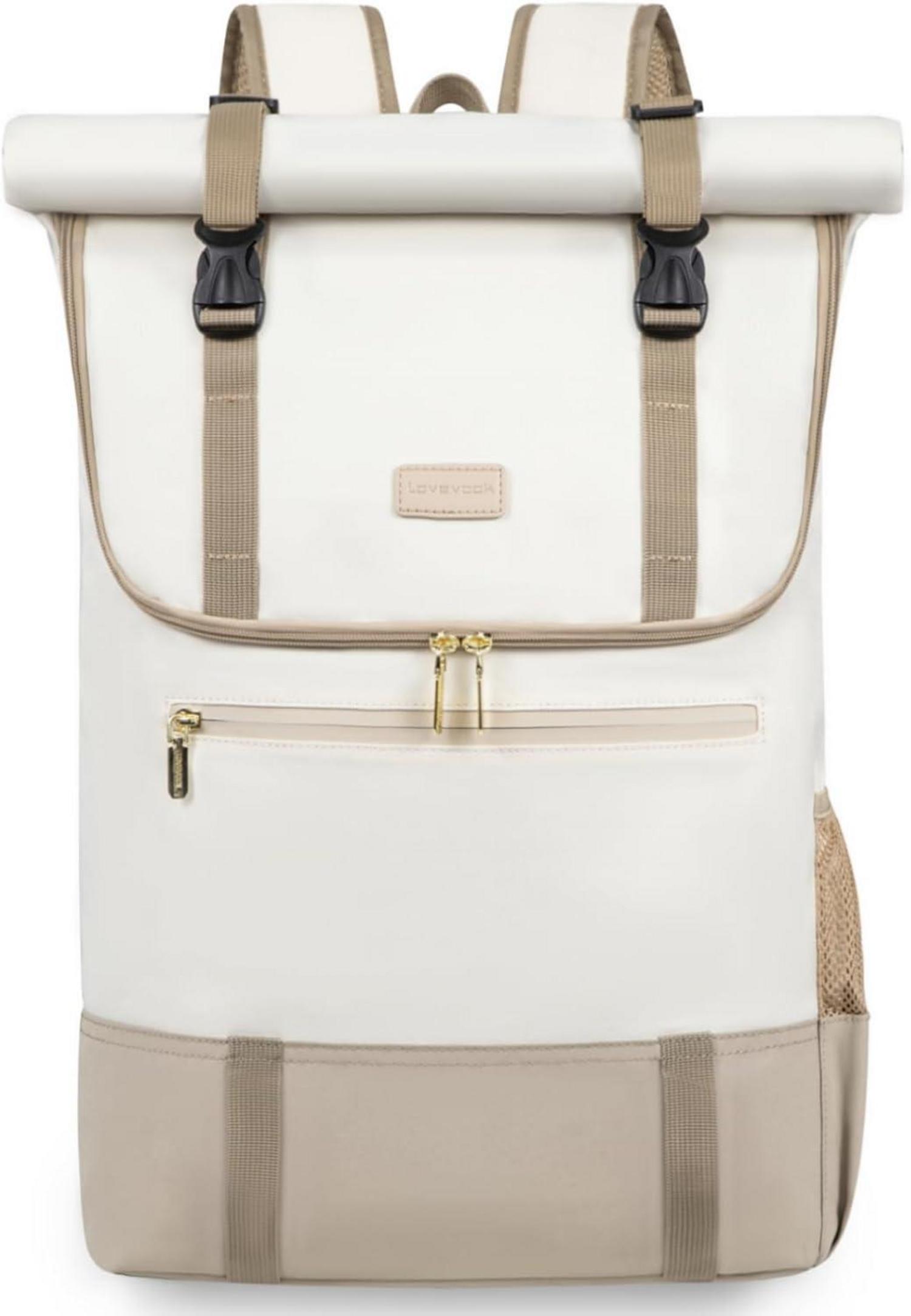 Rolltop Laptop Rucksack 17,3 Zoll groß für Uni Arbeit Reisen