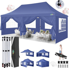 Faltbarer COBIZI Pavillon 3x6m Wasserdicht mit 6 Seitenwänden