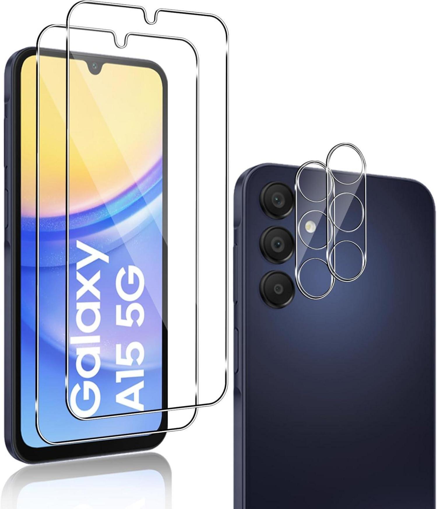 Schutzfolie für Samsung Galaxy A15 5G 4G Displayschutzfolie 9H