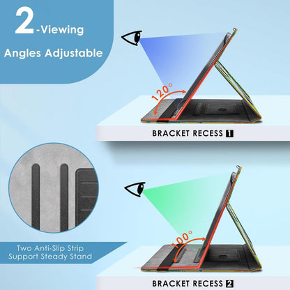 10 Zoll Tablet Hülle Case Cover Schwarz Magnetisch Standfunktion Schutzhülle