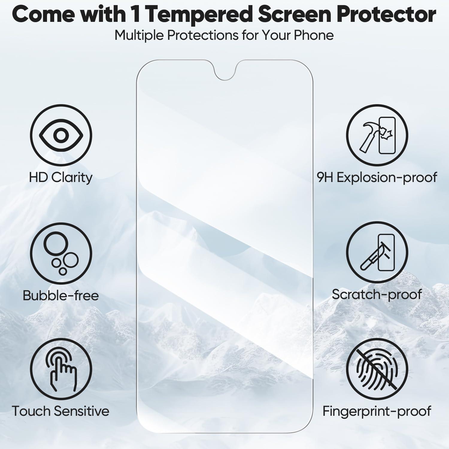 Handyhülle Samsung Galaxy A15 4G 5G Cover Wallet Schutzhülle Braun
