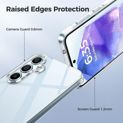 Schutzhülle Samsung Galaxy A55 5G transparent mit 2x Hartglas