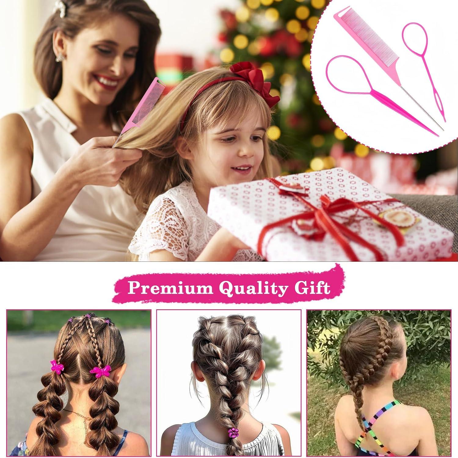3er Set Haar Tail Twister Frisurenhilfe für Frauen & Mädchen