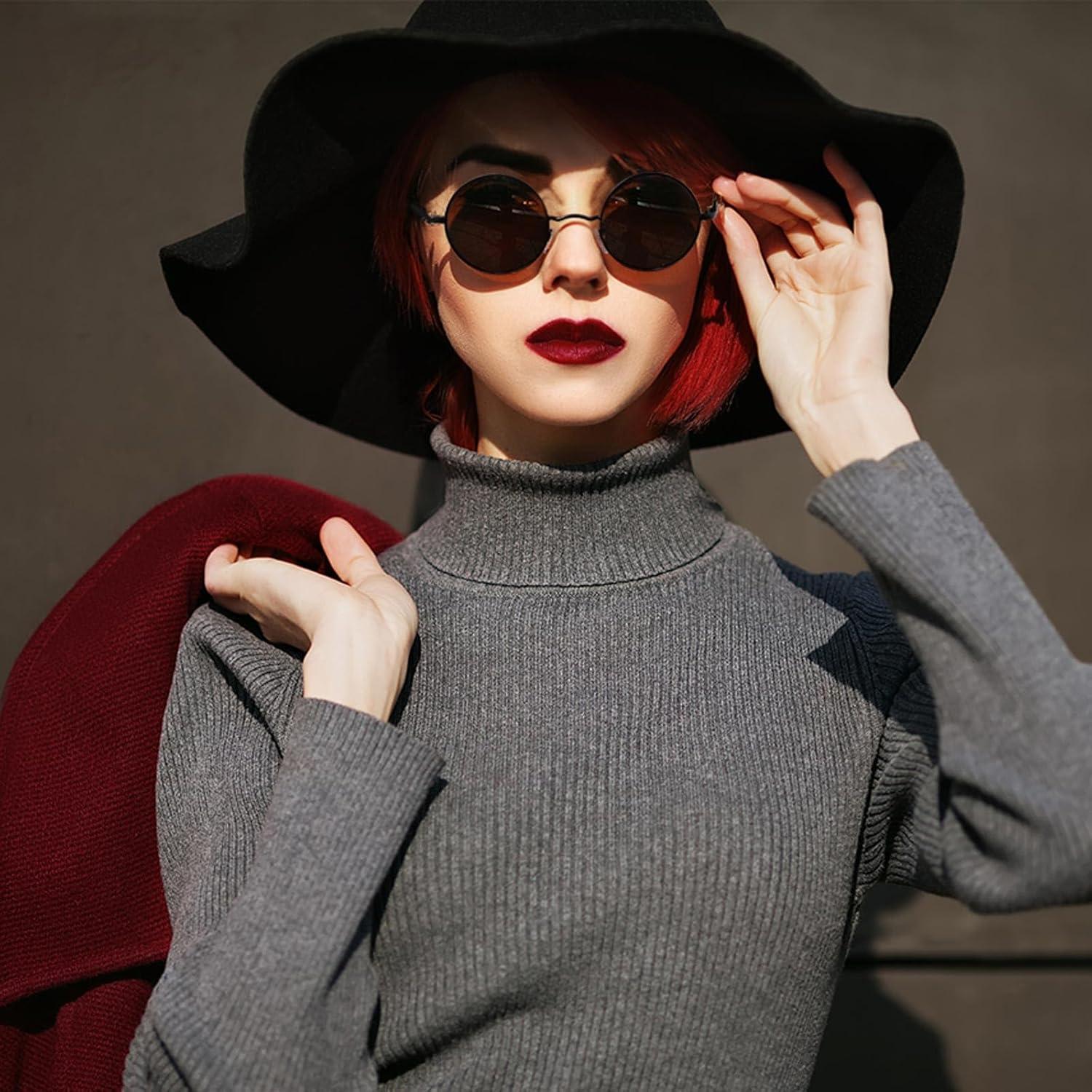 Polarisierte Retro Sonnenbrille Herren/Damen - UV400 Schutz