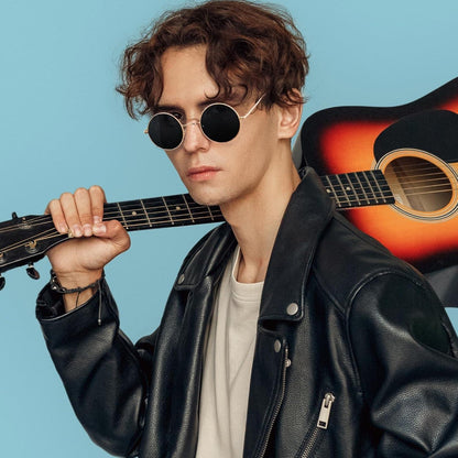 Polarisierte Retro-Sonnenbrille UV-Schutz 100% Cat 3 CE