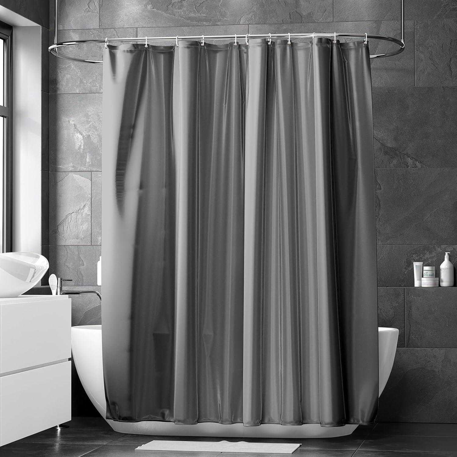 REDKEY Duschvorhang 180x220cm Wasserdicht Badvorhang Antibakteriell PVC Textil