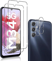 Schutzfolie Panzerglas Samsung Galaxy M34 5G Kameraschutz 9H Härte