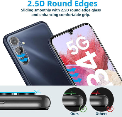 Schutzfolie Panzerglas Samsung Galaxy M34 5G Kameraschutz 9H Härte